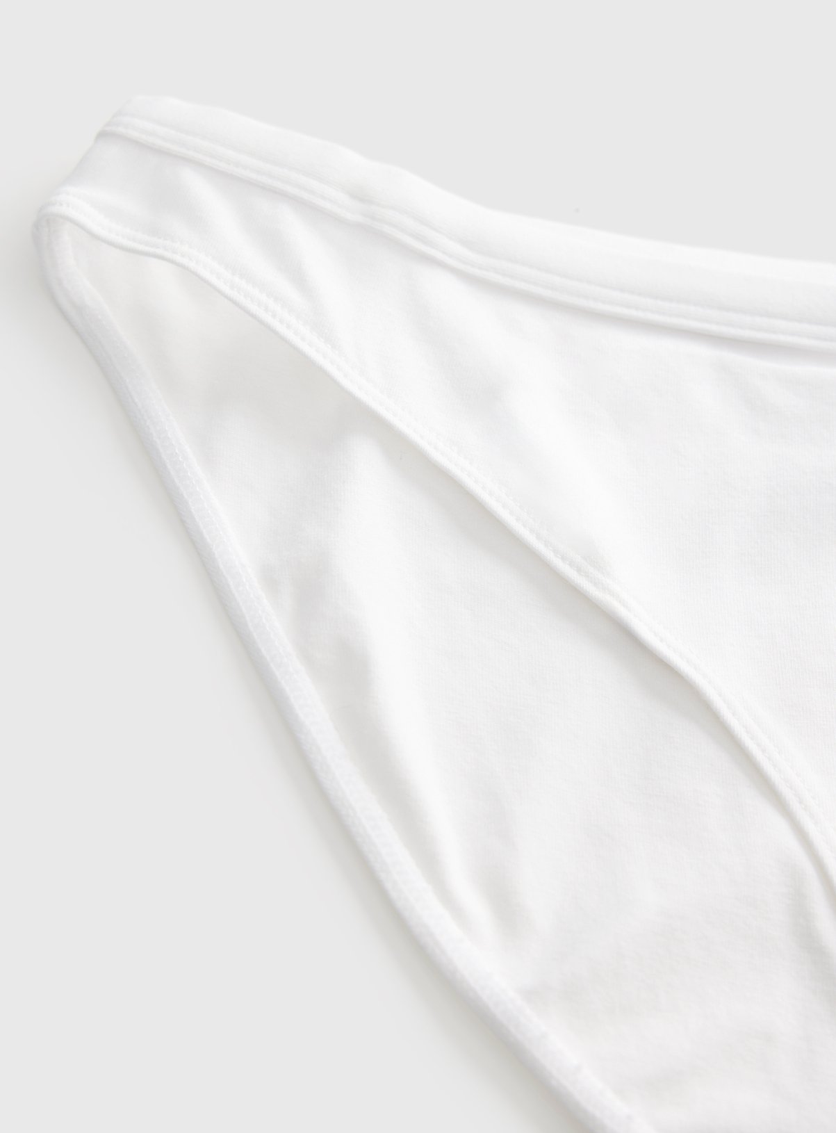 Cottonform™ White Bikini Knickers 8 - Image 3 thumbnail