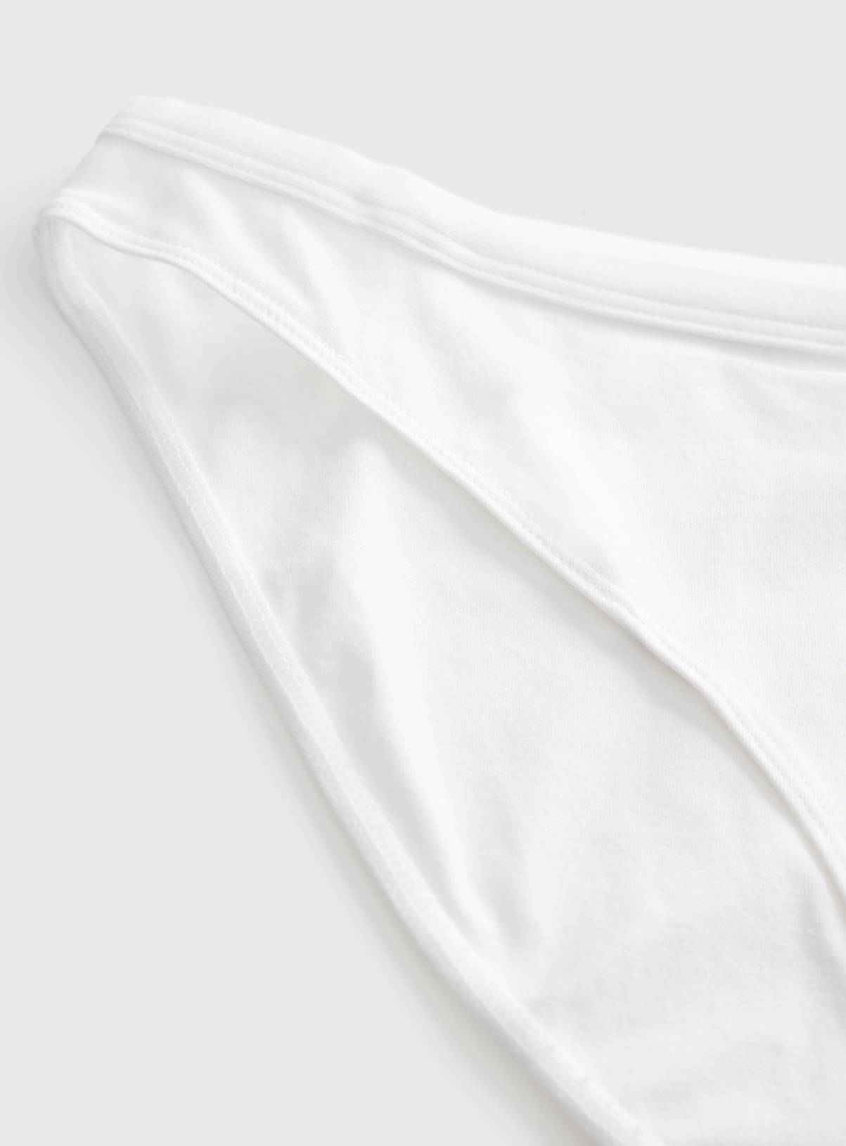 Cottonform™ White Bikini Knickers 8 - Image 3