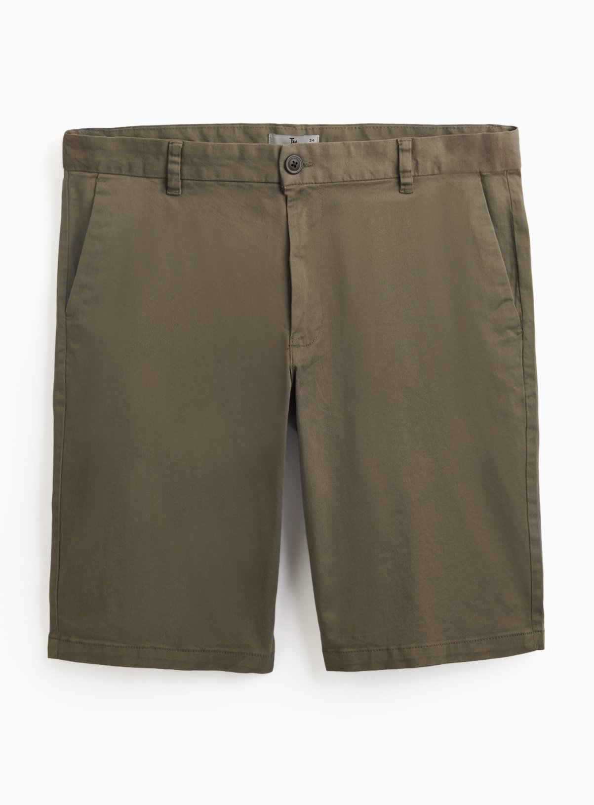 Khaki Longer Length Chino Shorts 44 - Image 3 thumbnail