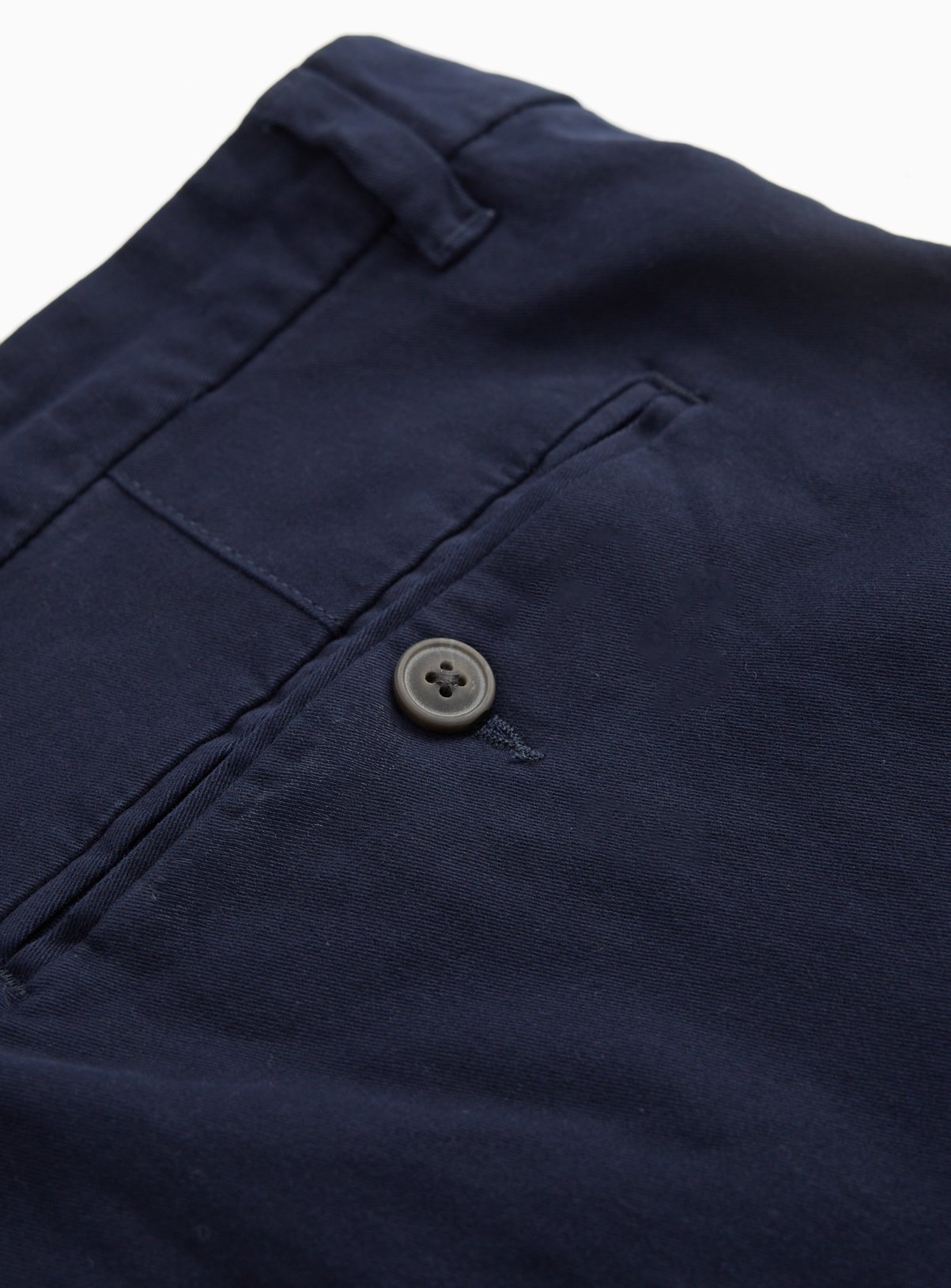 Navy Longer Length Chino Shorts 50 - Image 4 thumbnail