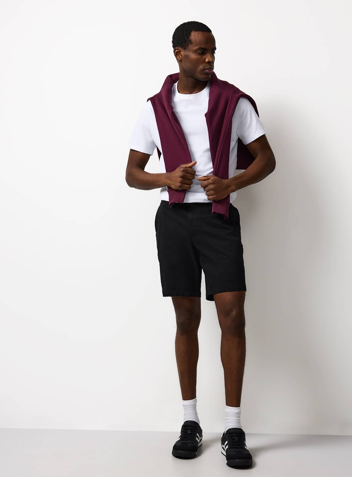 Black Chino Shorts 44 - Image 2