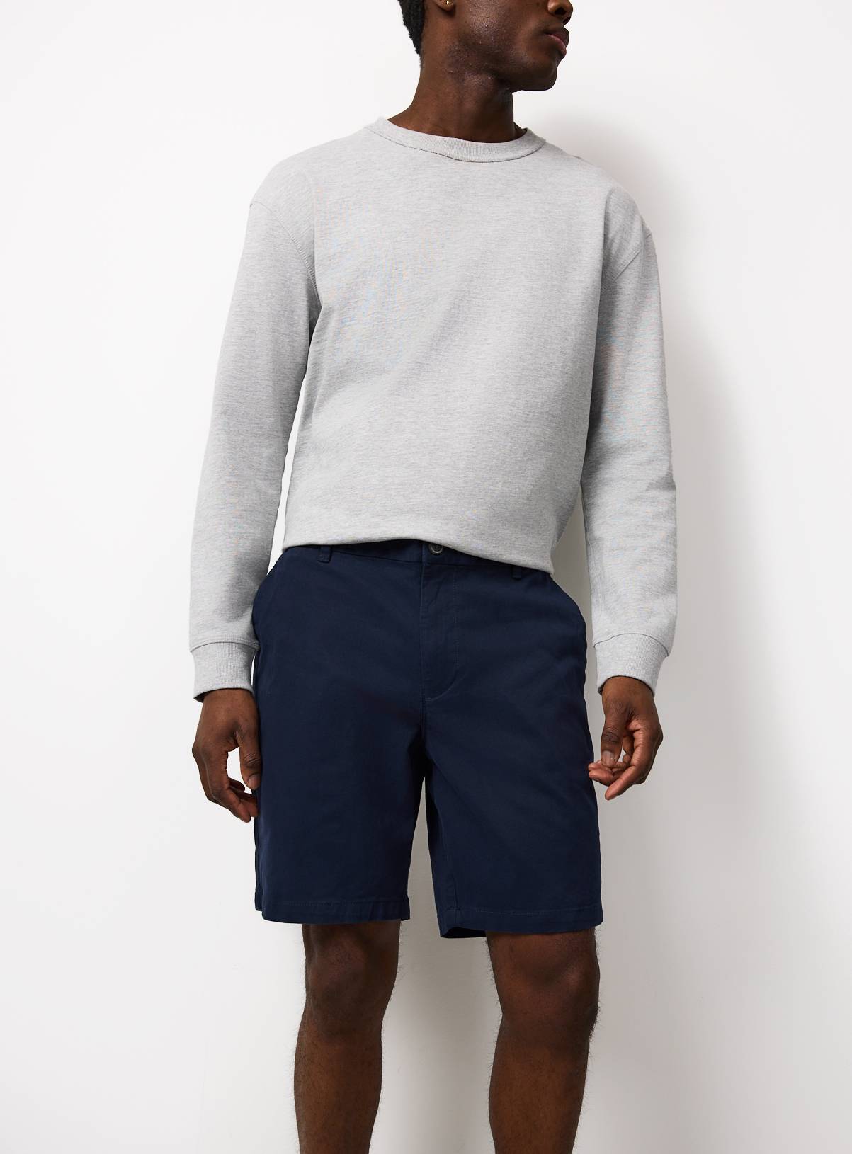 Navy Chino Shorts 40 - Image 1