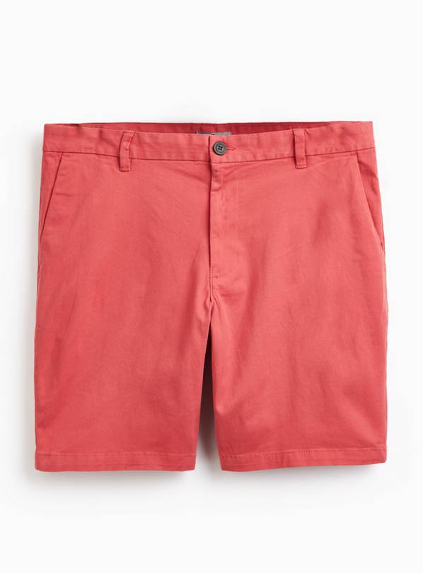 Red Chino Shorts 34