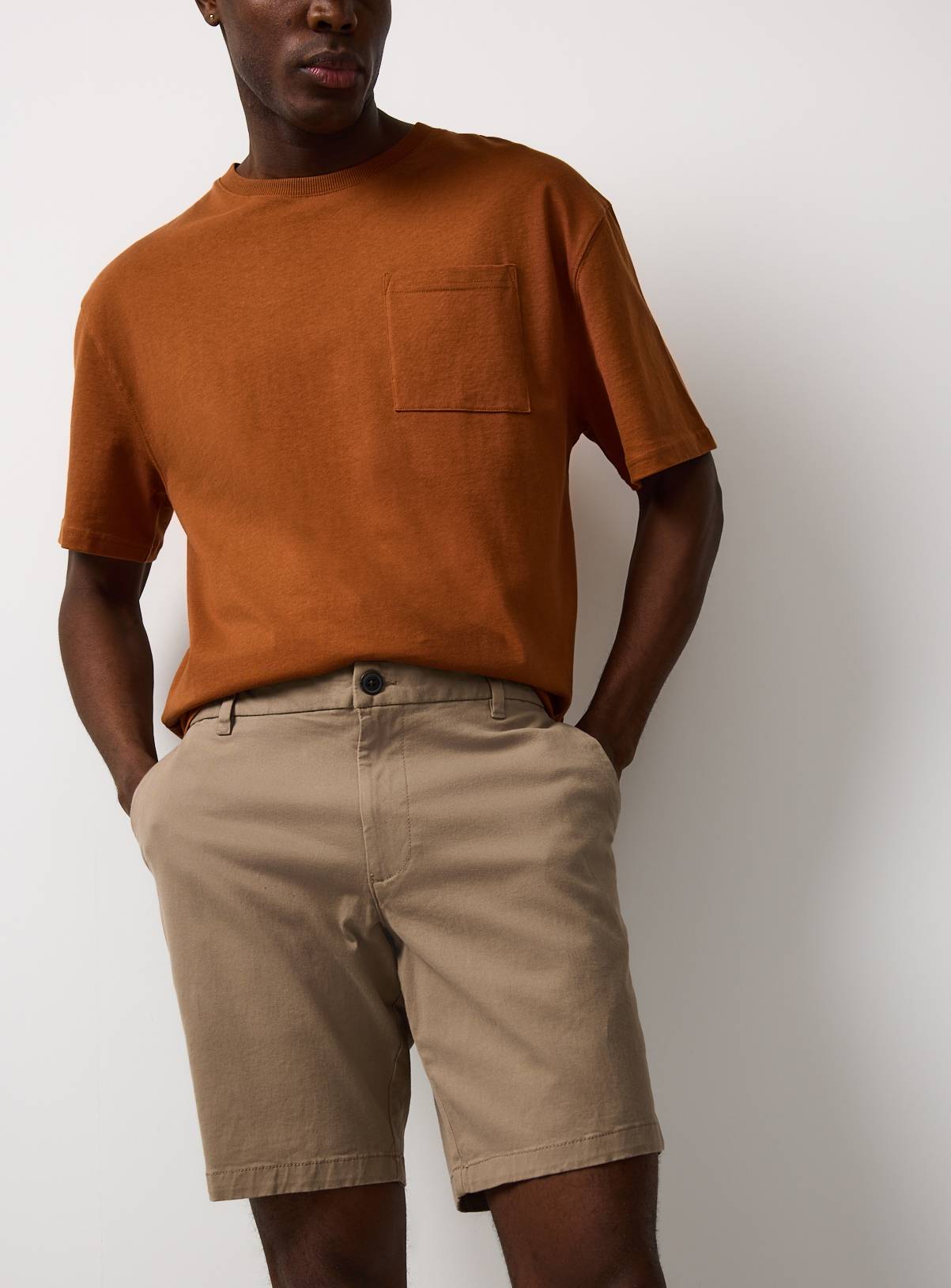Stone Chino Shorts 42 - Image 1