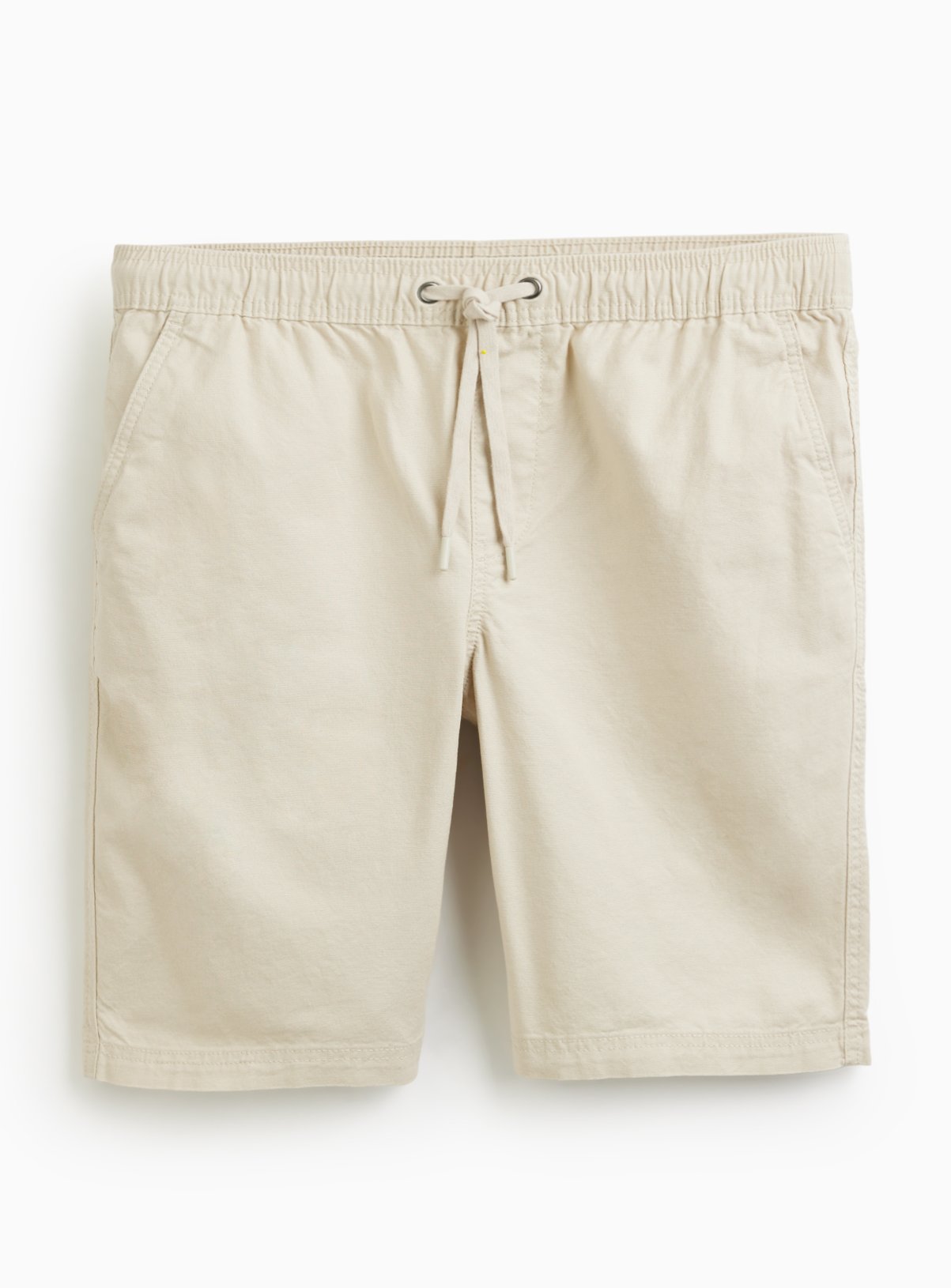 Cream Pull On Cotton Shorts 50 - Image 3 thumbnail
