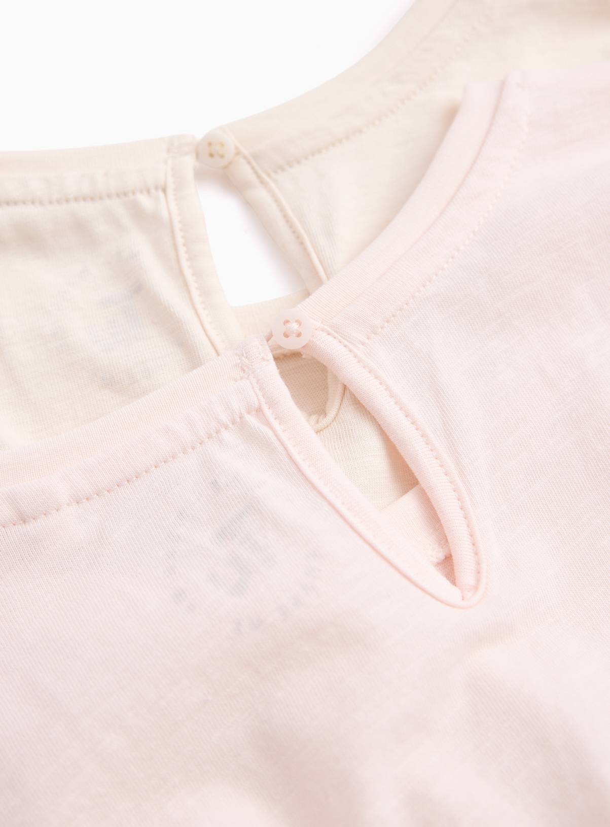 Pink Stripe Jersey Seersucker Playsuits 2 Pack 4-5 years - Image 2