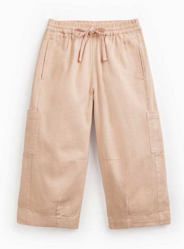 Pink Cargo Style Wide Leg Jeans 6 years