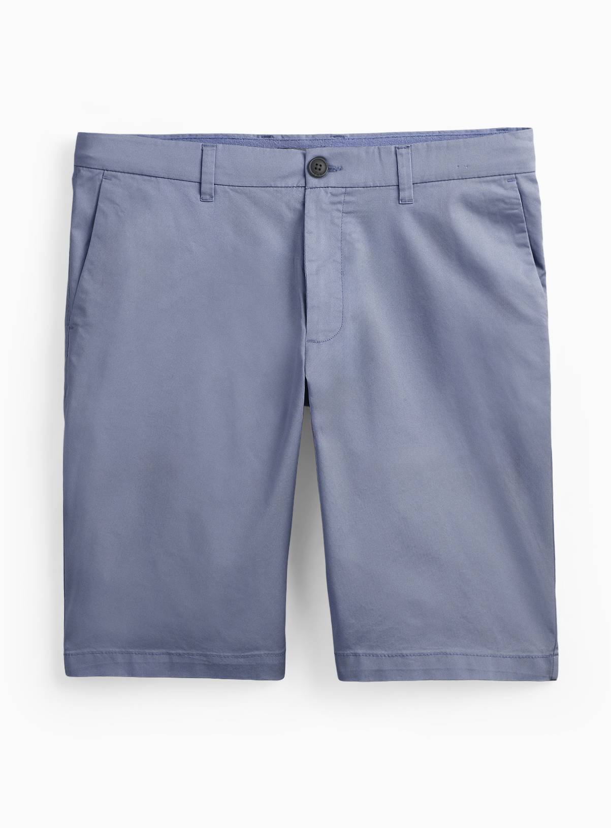 Blue Longer Length Lightweight Chino Shorts 36 - Image 3