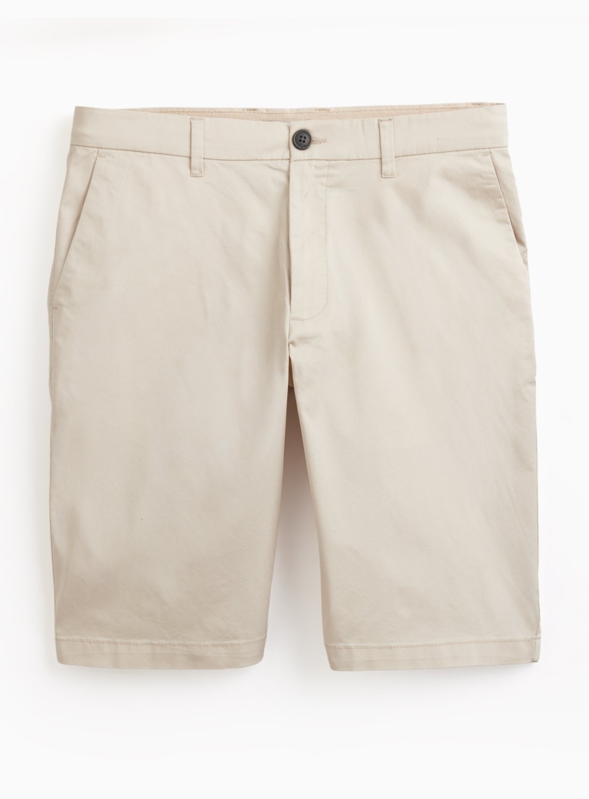 Cream Longer Length Lightweight Chino Shorts 36 - Image 3 thumbnail