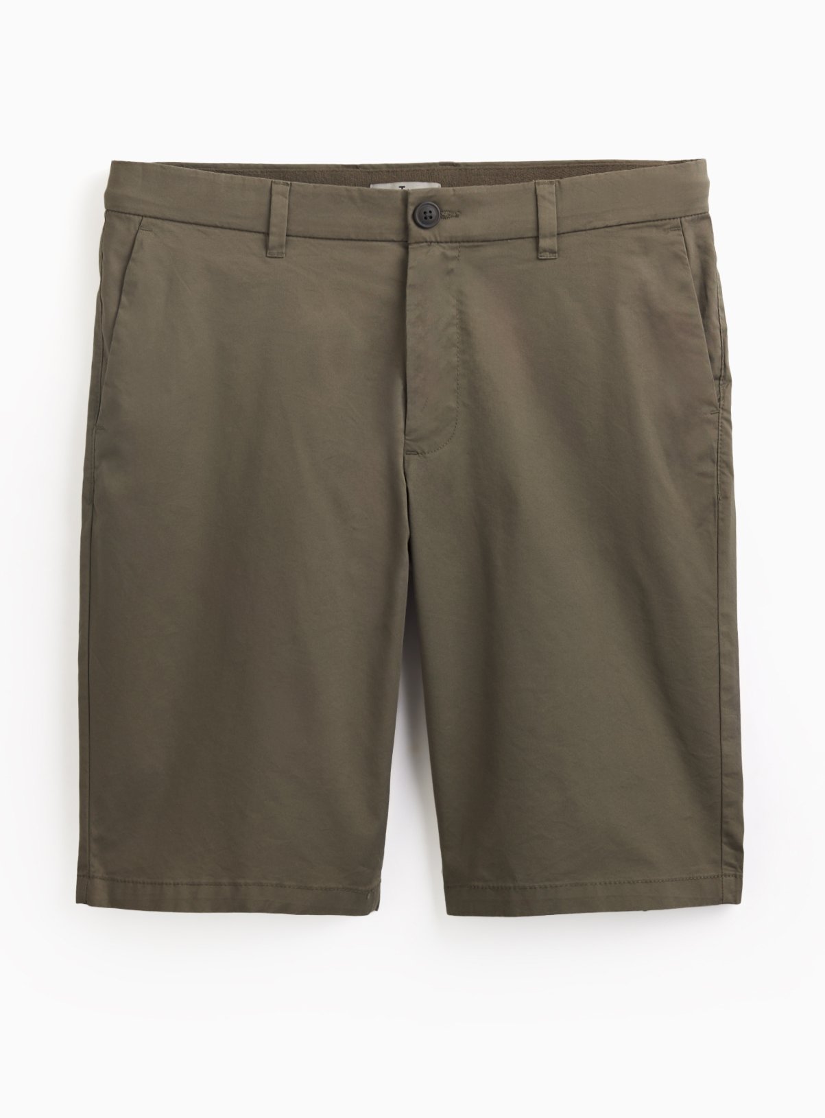 Khaki Longer Length Lightweight Chino Shorts 50 - Image 3 thumbnail