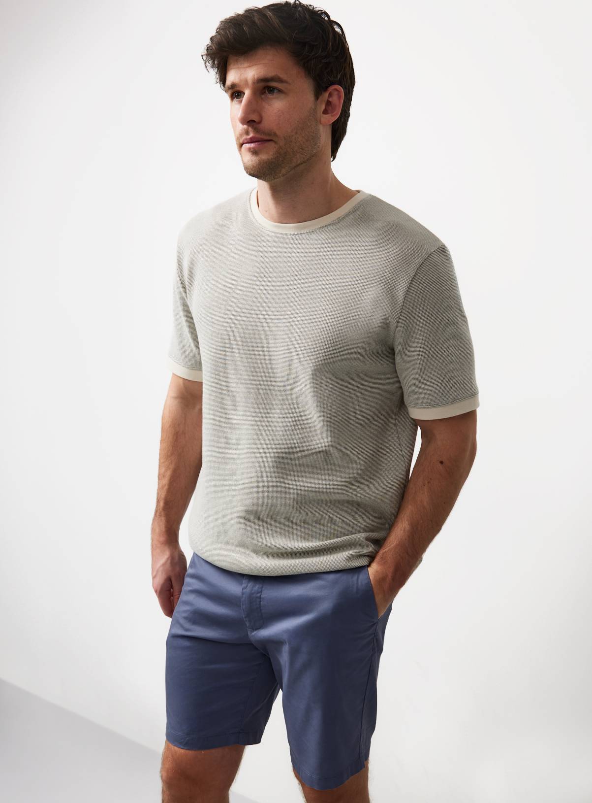 Blue Lightweight Chino Shorts 44 - Image 2