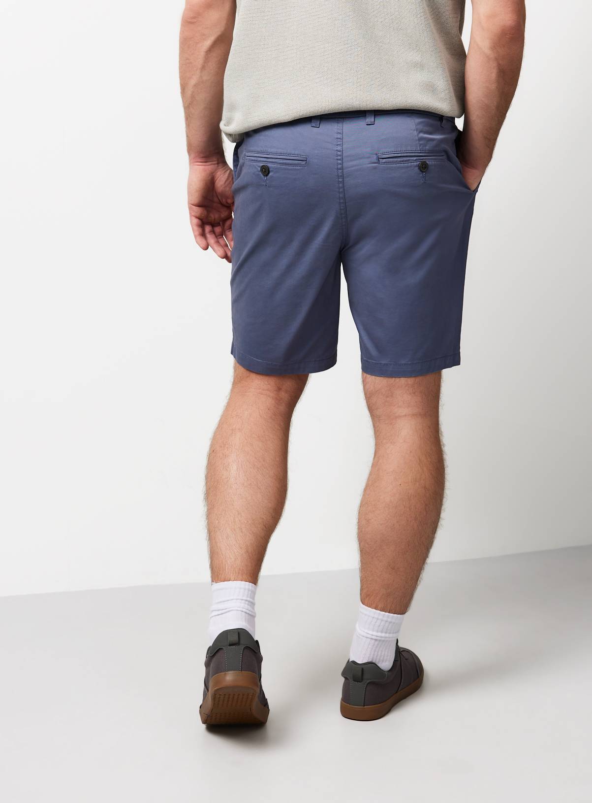 Blue Lightweight Chino Shorts 44 - Image 5