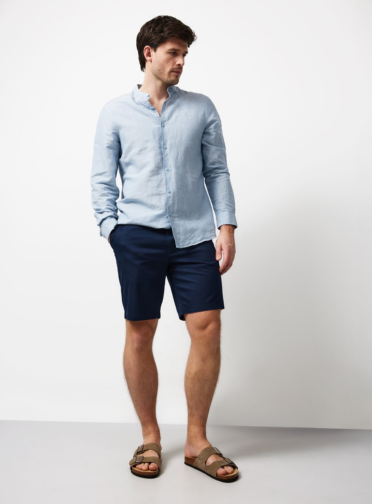 Navy Lightweight Chino Shorts 30 - Image 2 thumbnail