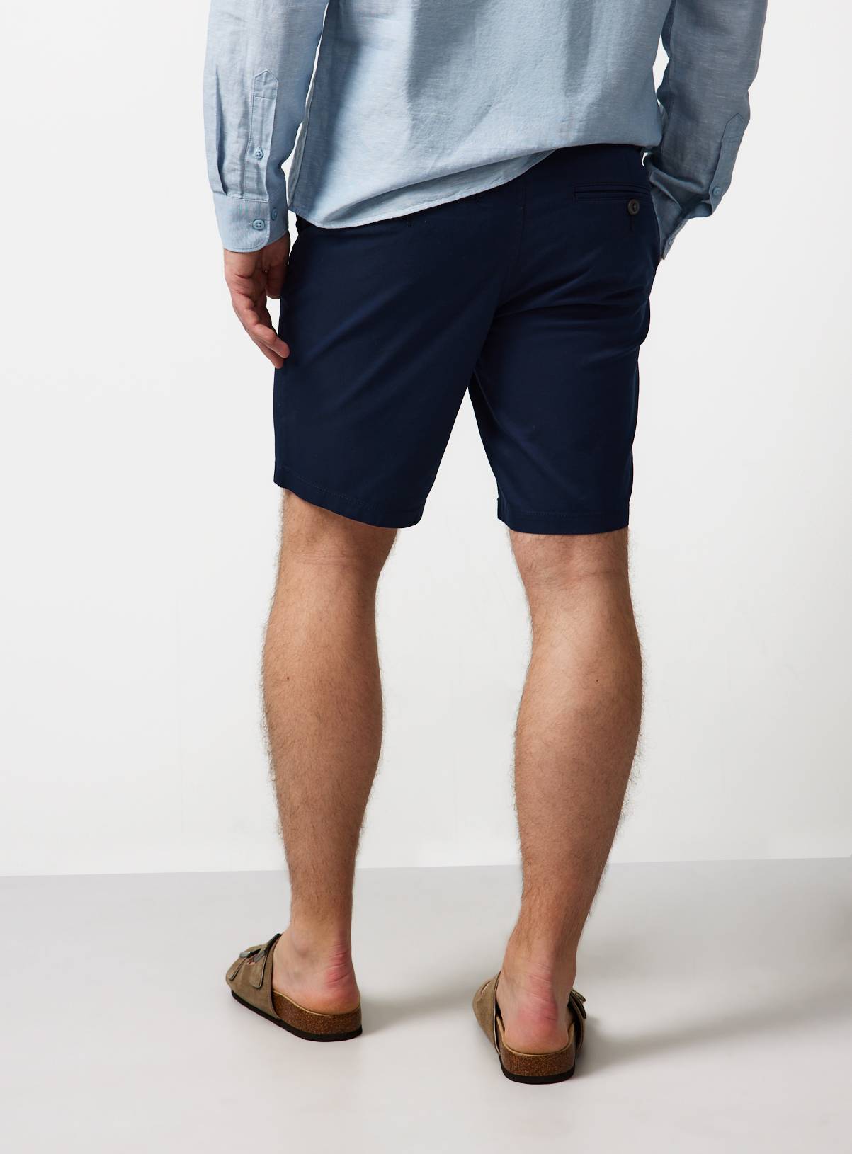 Navy Lightweight Chino Shorts 30 - Image 5