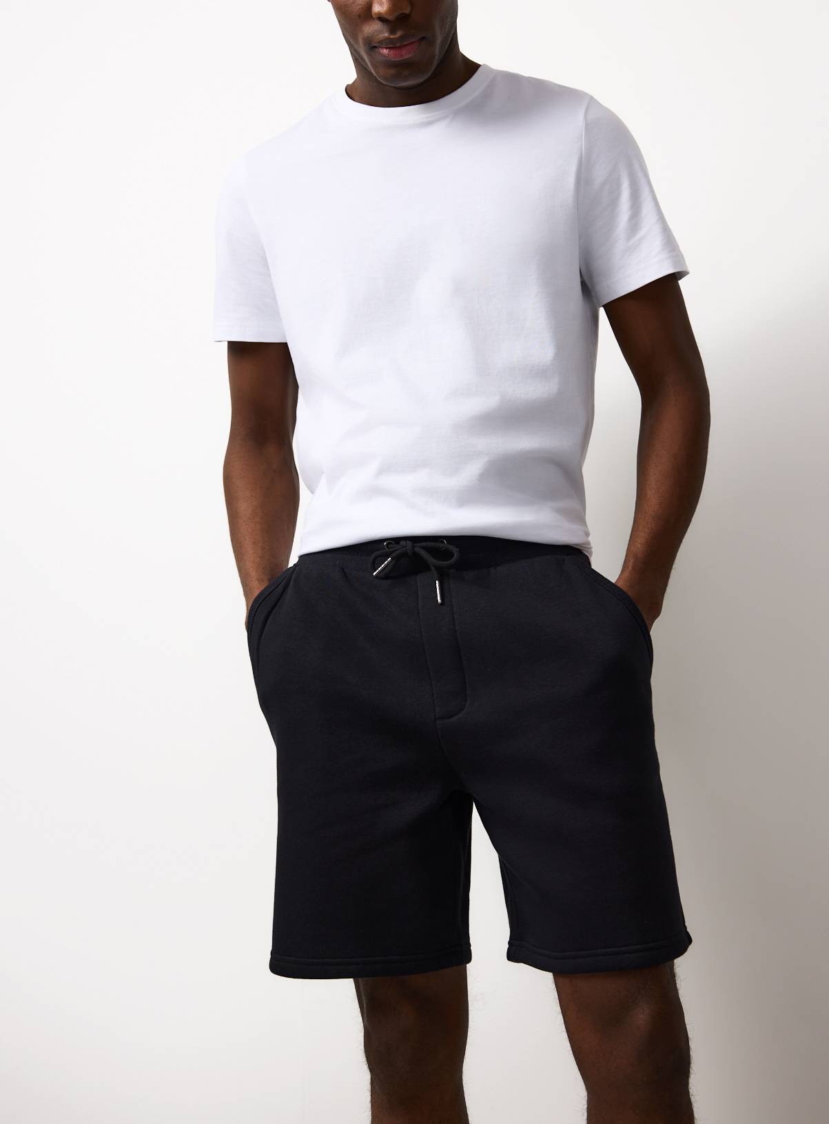 Black Heavyweight Jersey Shorts XXXL - Image 1