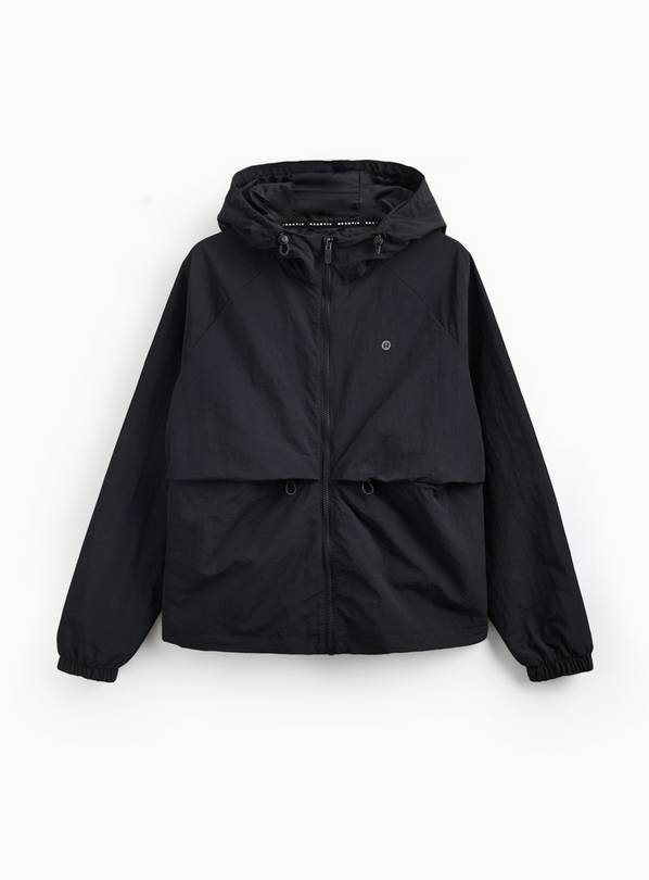 REAKTIV Black Training Hooded Jacket XS