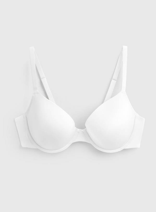 White Padded Underwired T-Shirt Bra 42C