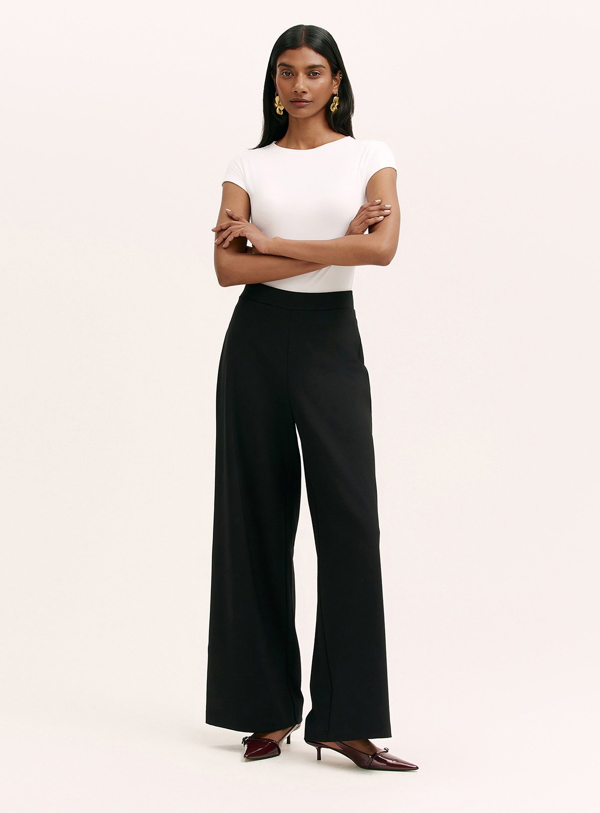 FINERY Kenzie Trouser Black 8 - Image 2 thumbnail