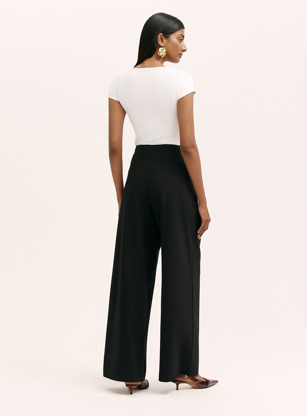 FINERY Kenzie Trouser Black 8 - Image 5 thumbnail