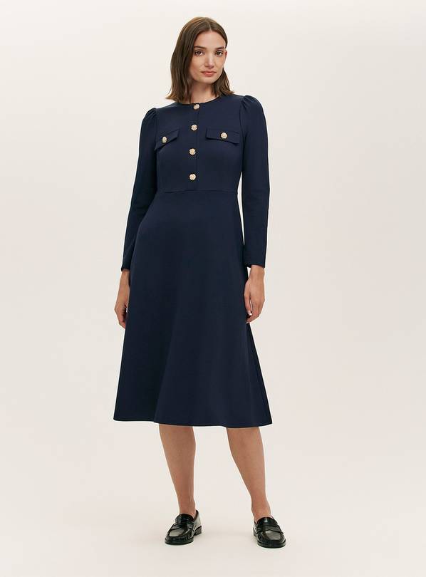 FINERY Gilly Dress - Navy 16