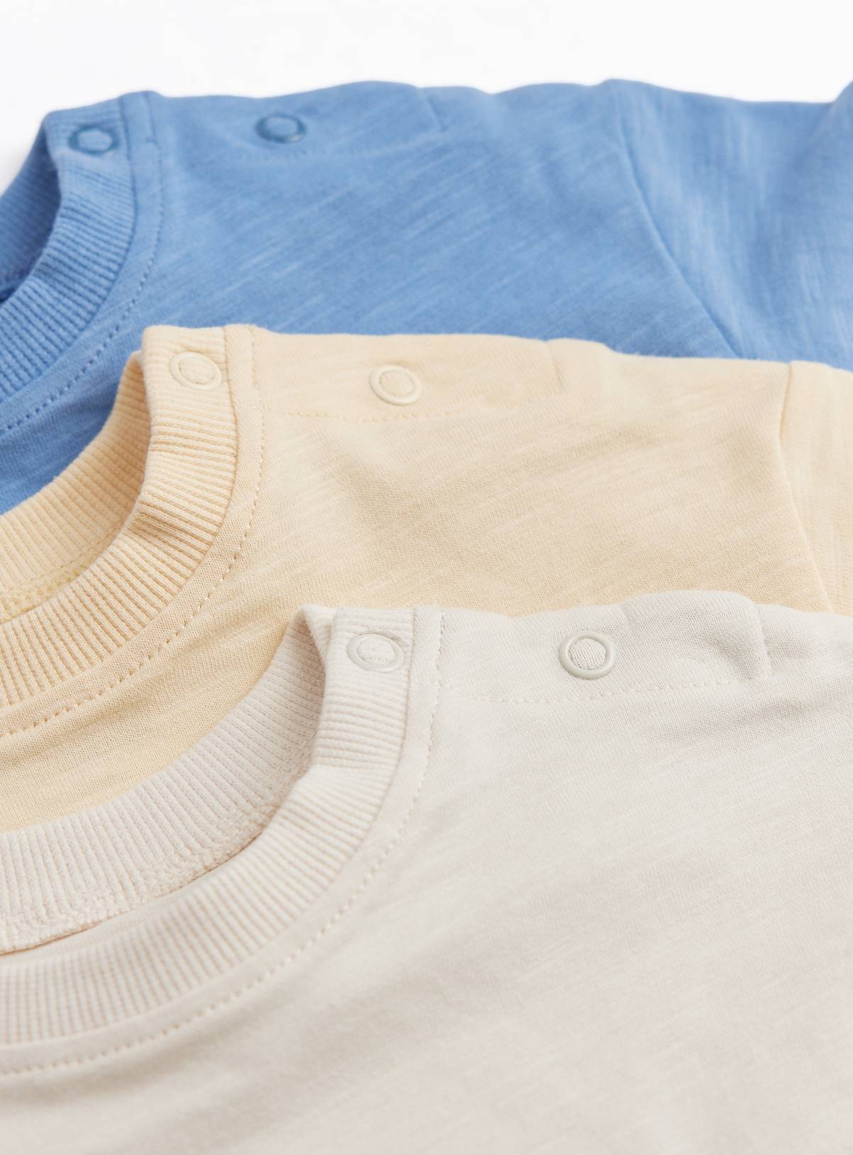 Blue & Yellow Shades T-Shirts 10 Pack 3-6 months - Image 2