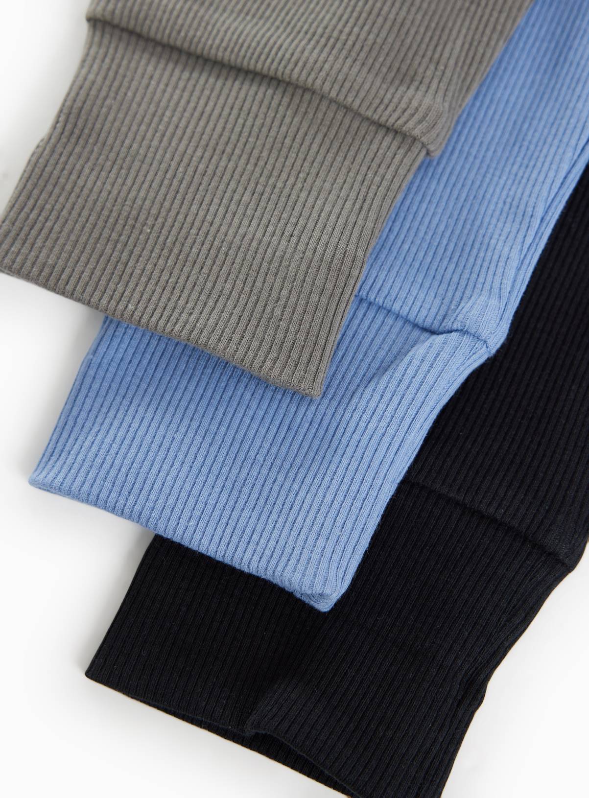 Grey & Blue Shade Leggings 10 Pack Up to 3 mths - Image 2