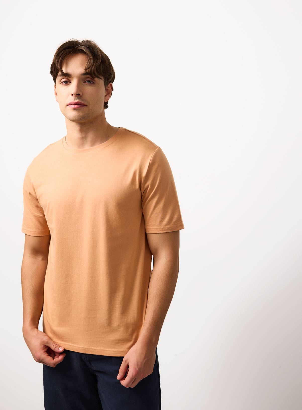 The Pure Cotton Tee - Orange M - Image 1