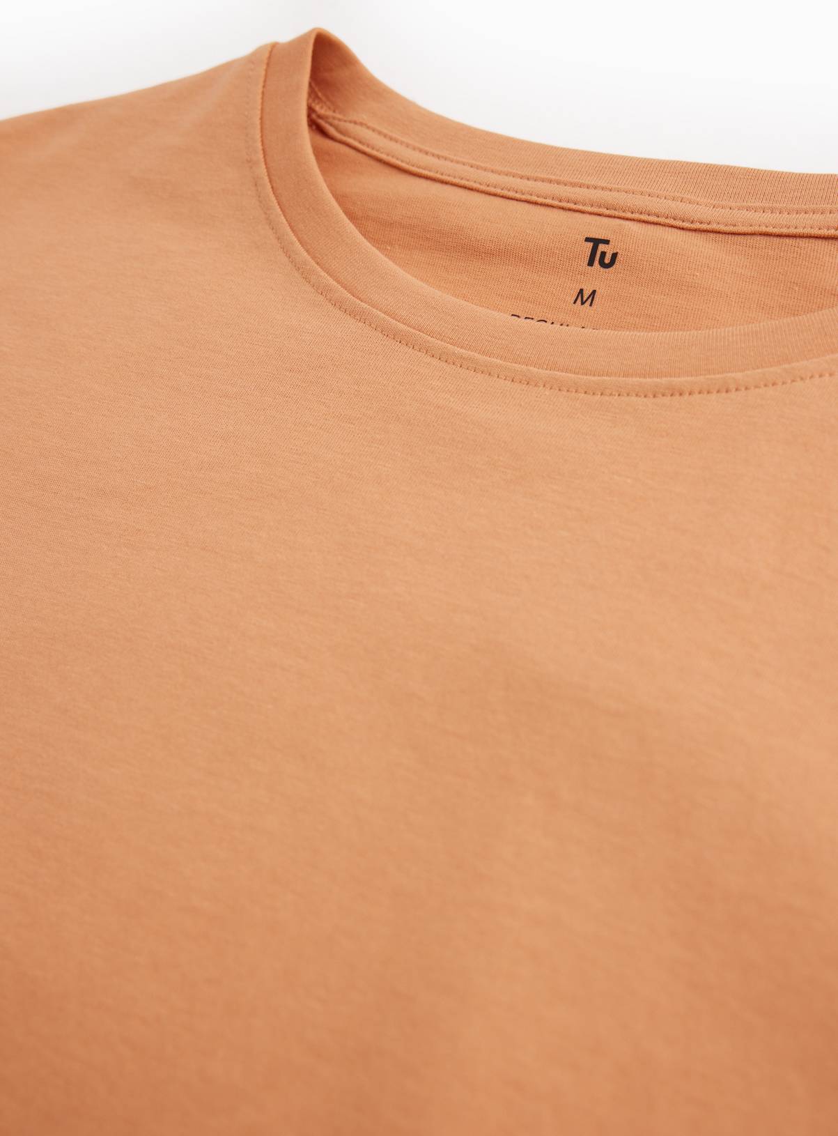 The Pure Cotton Tee - Orange M - Image 4