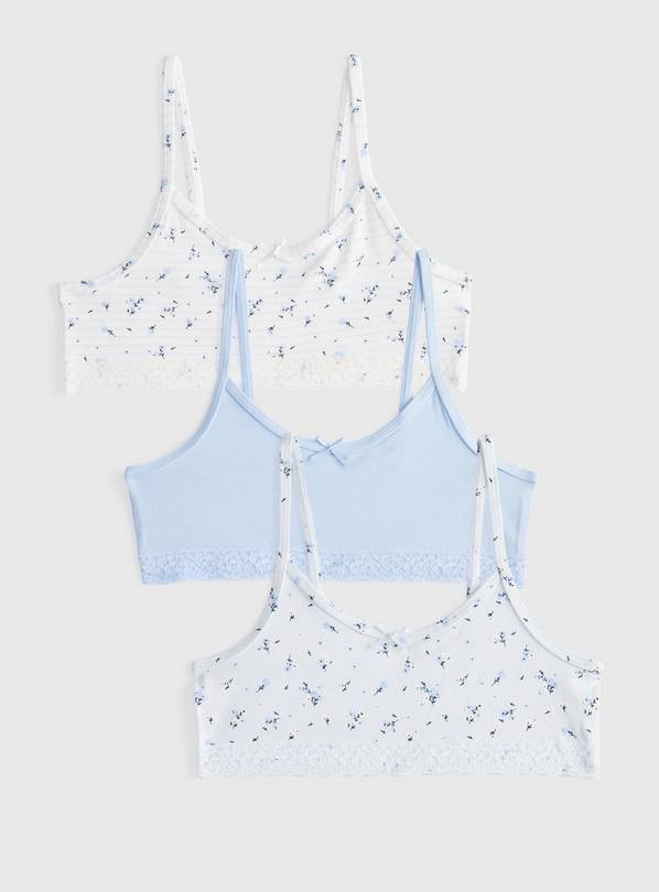 Ditsy Floral Crop Tops 3 Pack 11-12 years