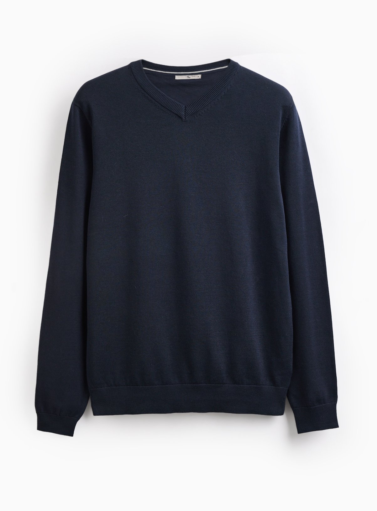 Navy V Neck Jumper XXXL - Image 3 thumbnail