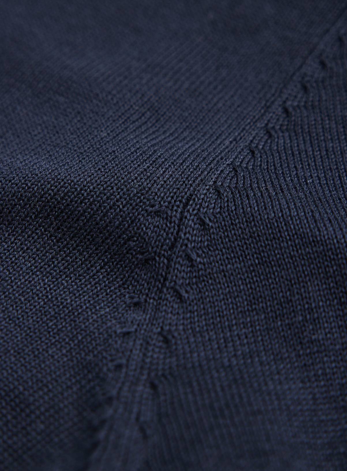 Navy V Neck Jumper XXXL - Image 4