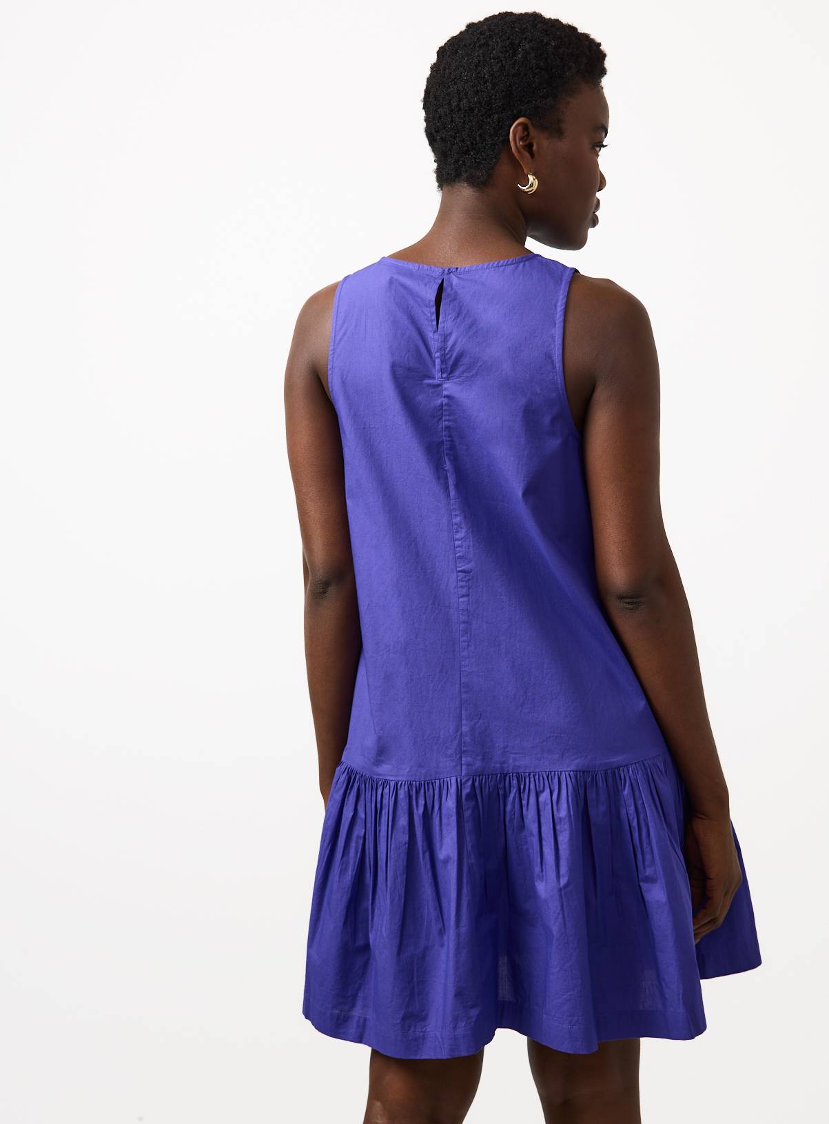 Blue Drop Waist Mini Dress 16 - Image 4