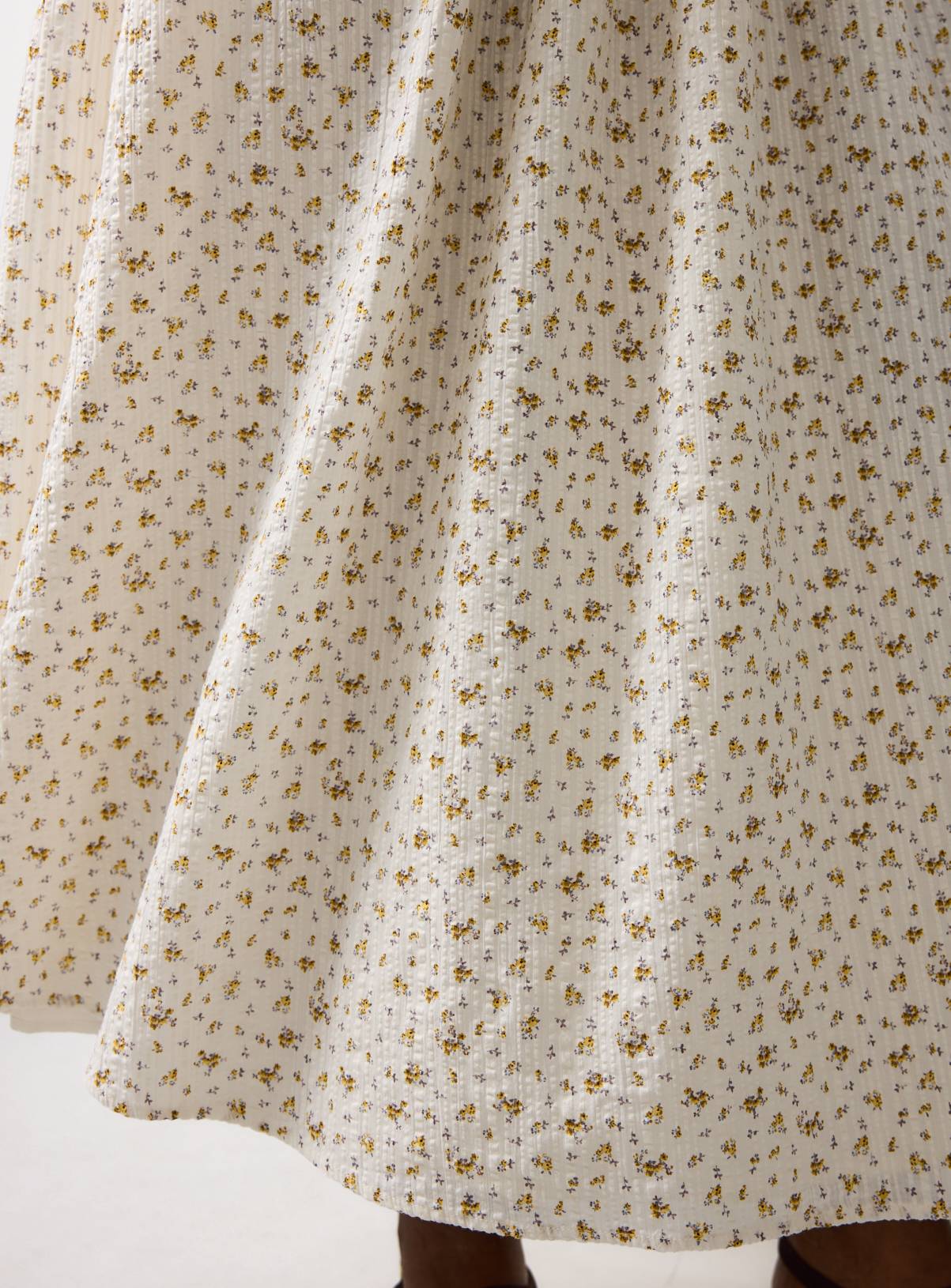 Cream Floral Co-ord Midaxi Skirt 10 - Image 2