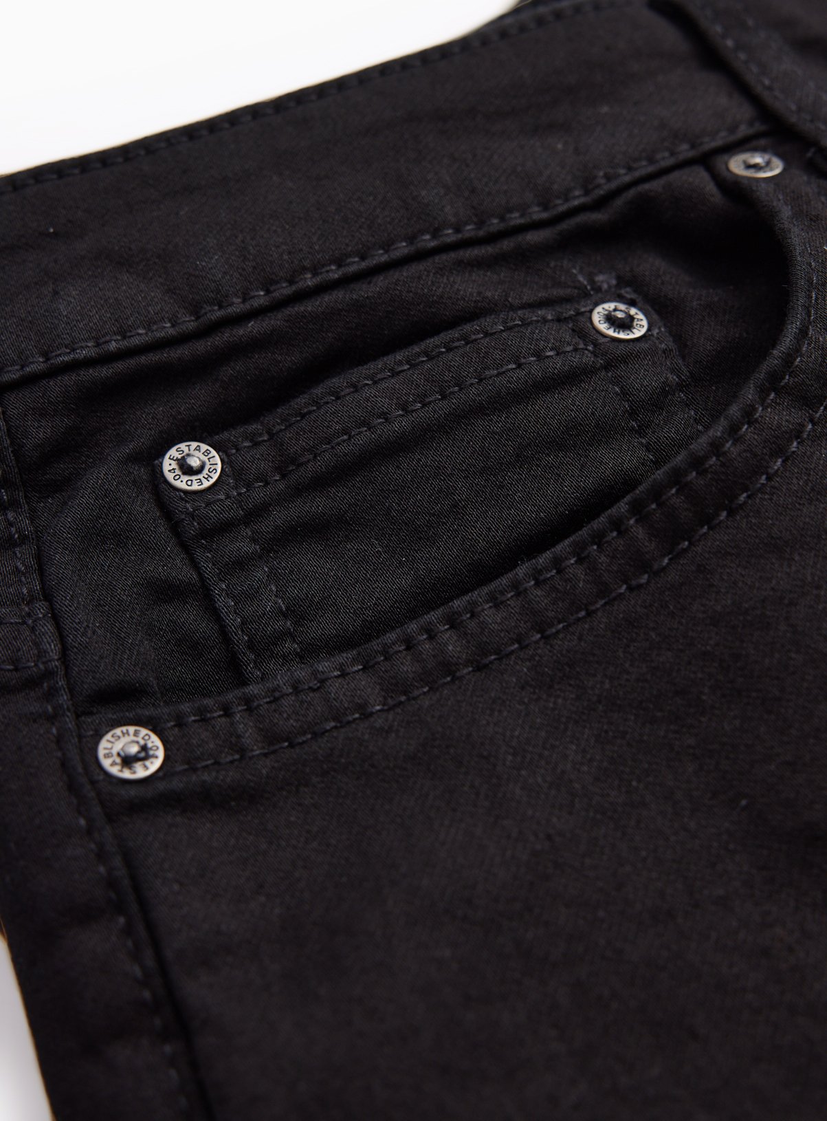 Black Denim Ultimate Comfort Straight Leg Jeans 40L - Image 4 thumbnail