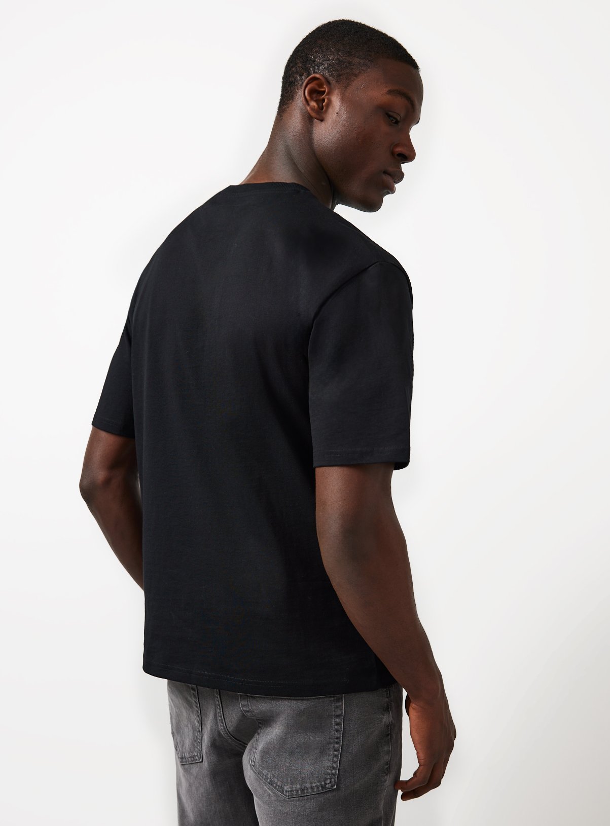 Black Relaxed Fit Dry Handle T-Shirt XXXXL - Image 5 thumbnail