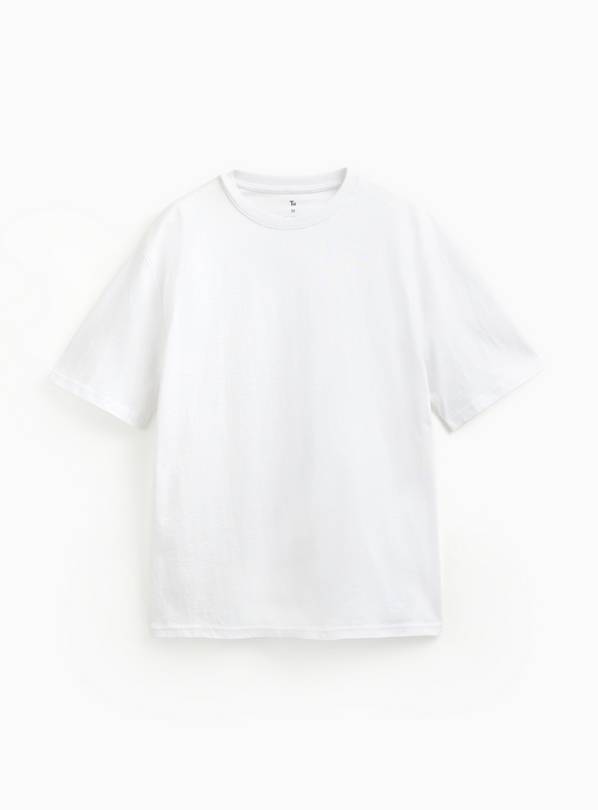 White Relaxed Fit Dry Handle T-Shirt XXXL