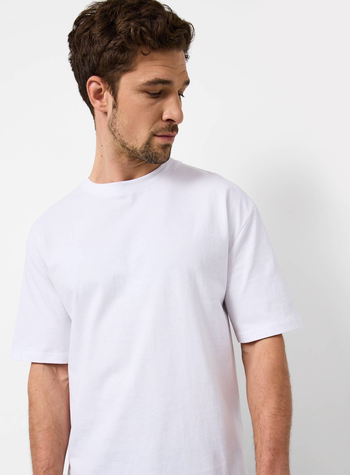 White Relaxed Fit Dry Handle T-Shirt XXL - Image 1