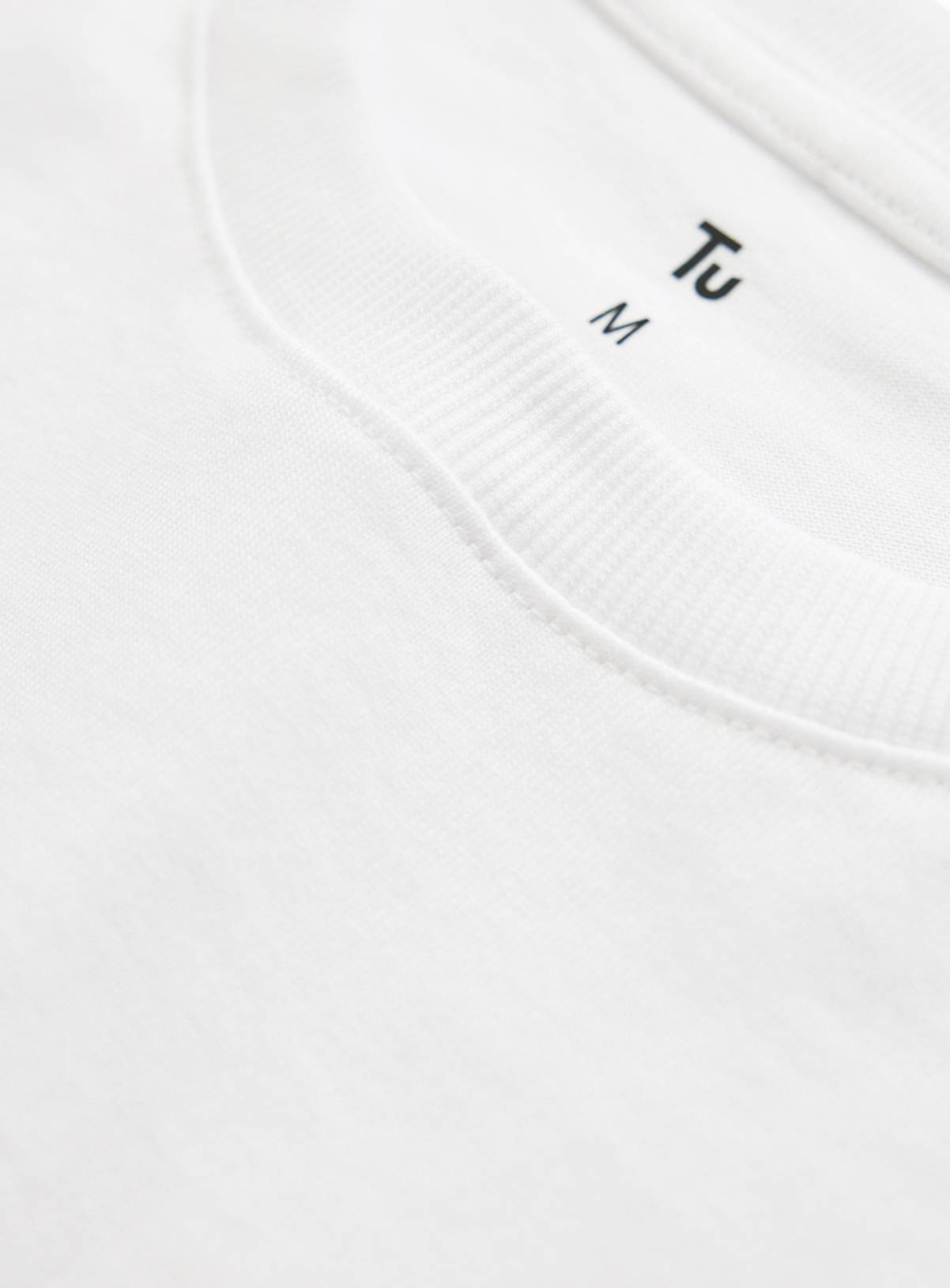 White Relaxed Fit Dry Handle T-Shirt XXL - Image 4