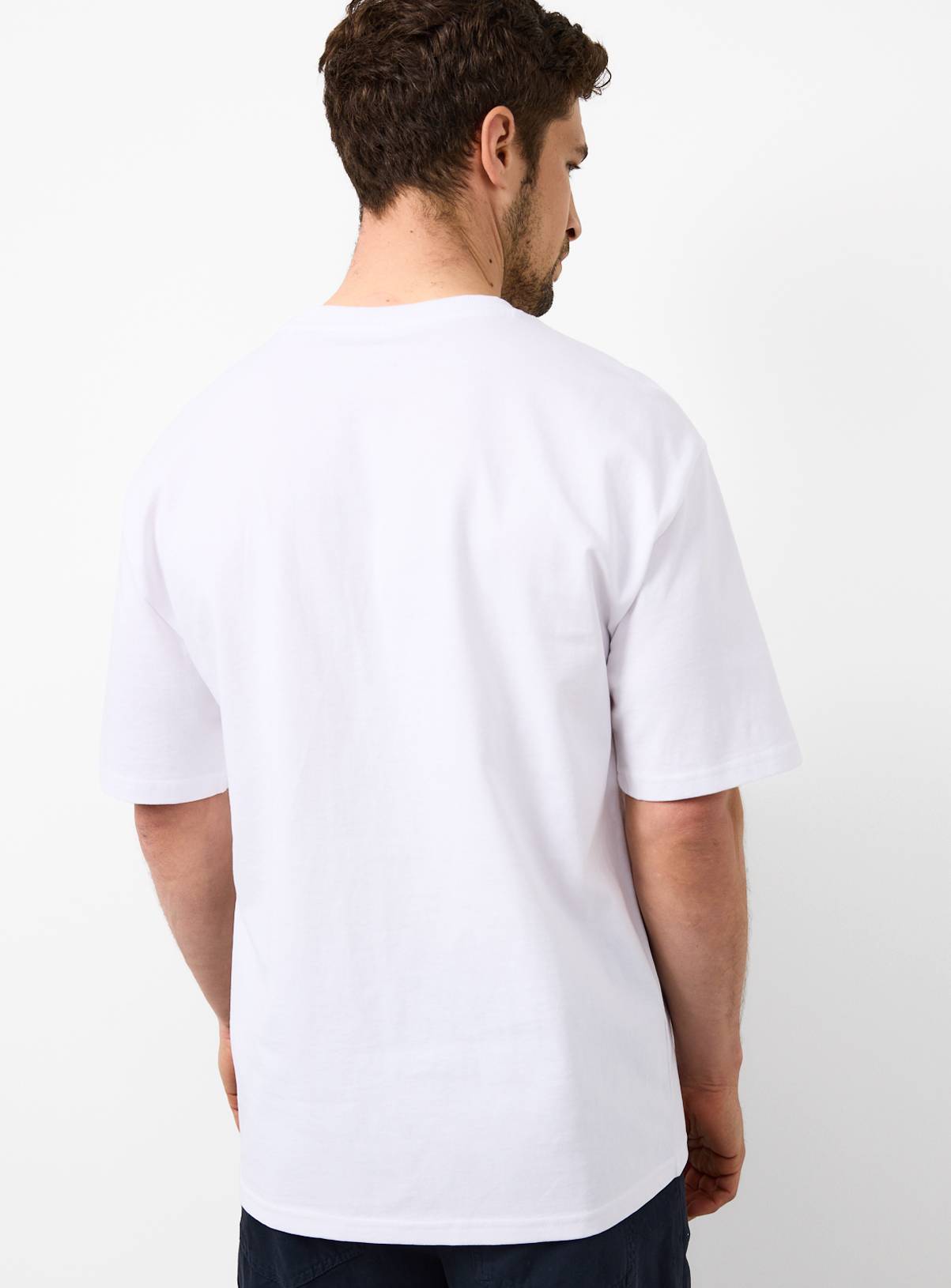 White Relaxed Fit Dry Handle T-Shirt XXL - Image 5