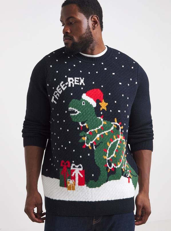 JACAMO Tree Rex Christmas Jumper 4XL