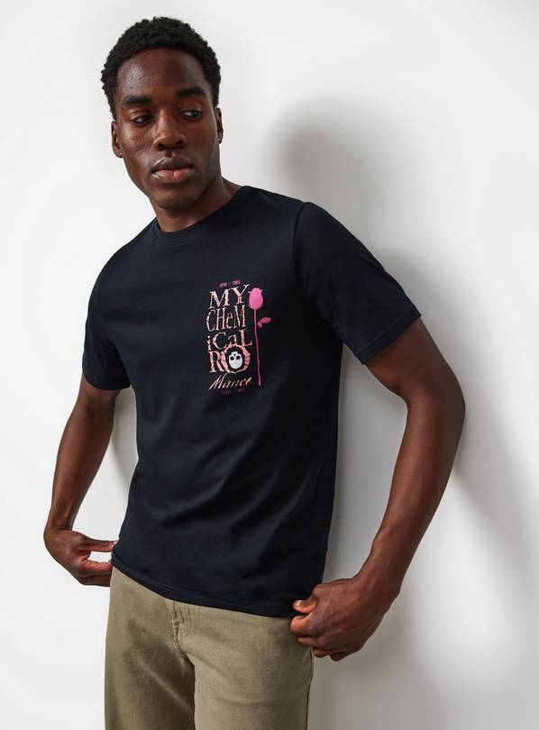 Black My Chemical Romance Graphic T-Shirt XXXXL