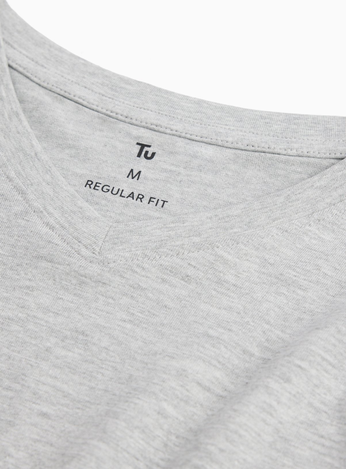 Grey V Neck Core T-Shirts 3 Pack XXXL - Image 4 thumbnail