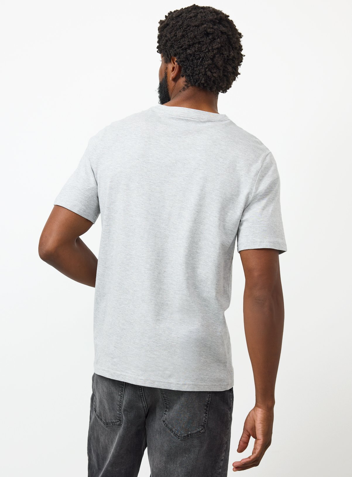 Grey V Neck Core T-Shirts 3 Pack XXXL - Image 5 thumbnail