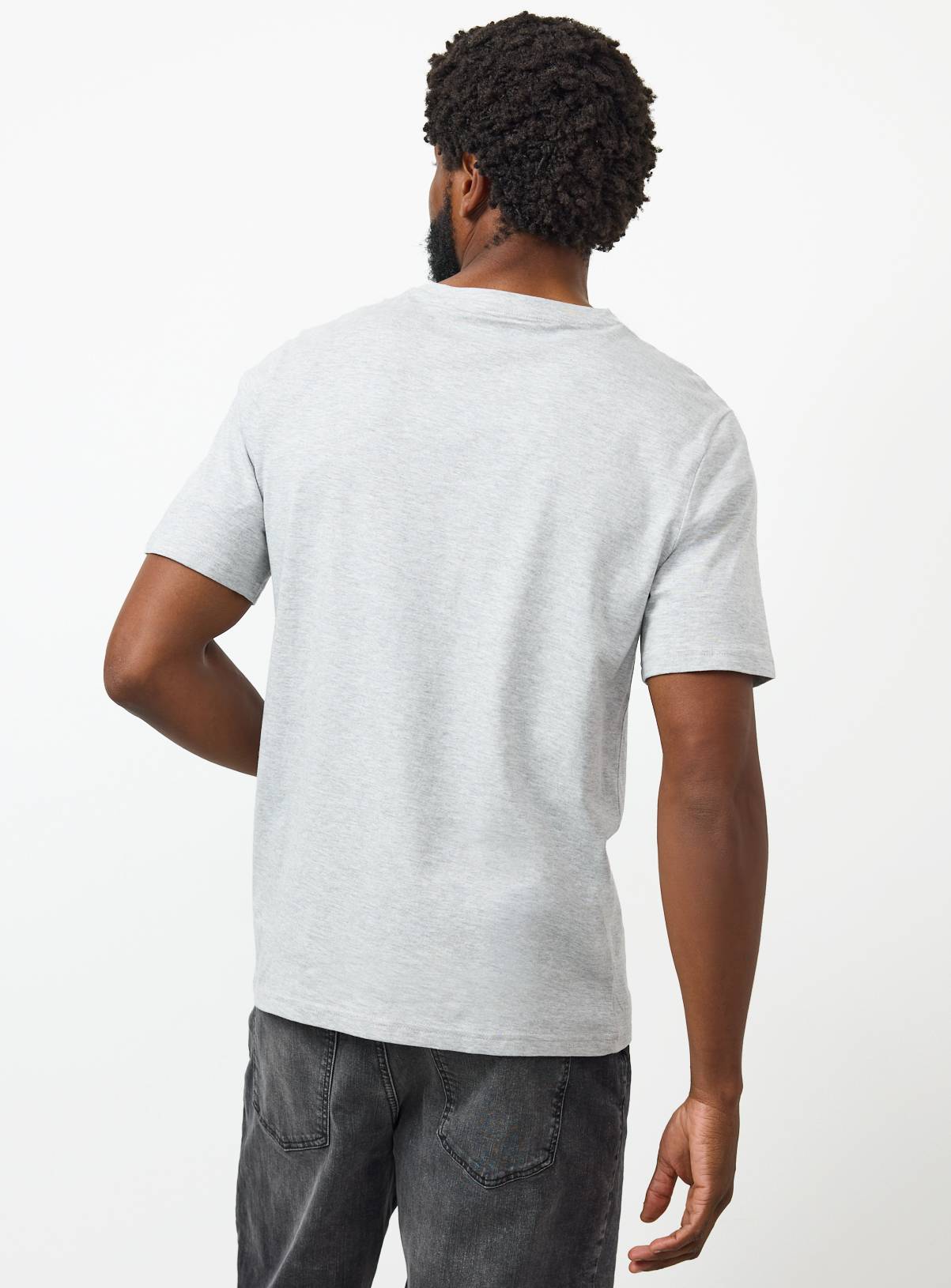 Grey V Neck Core T-Shirts 3 Pack XXXL - Image 5