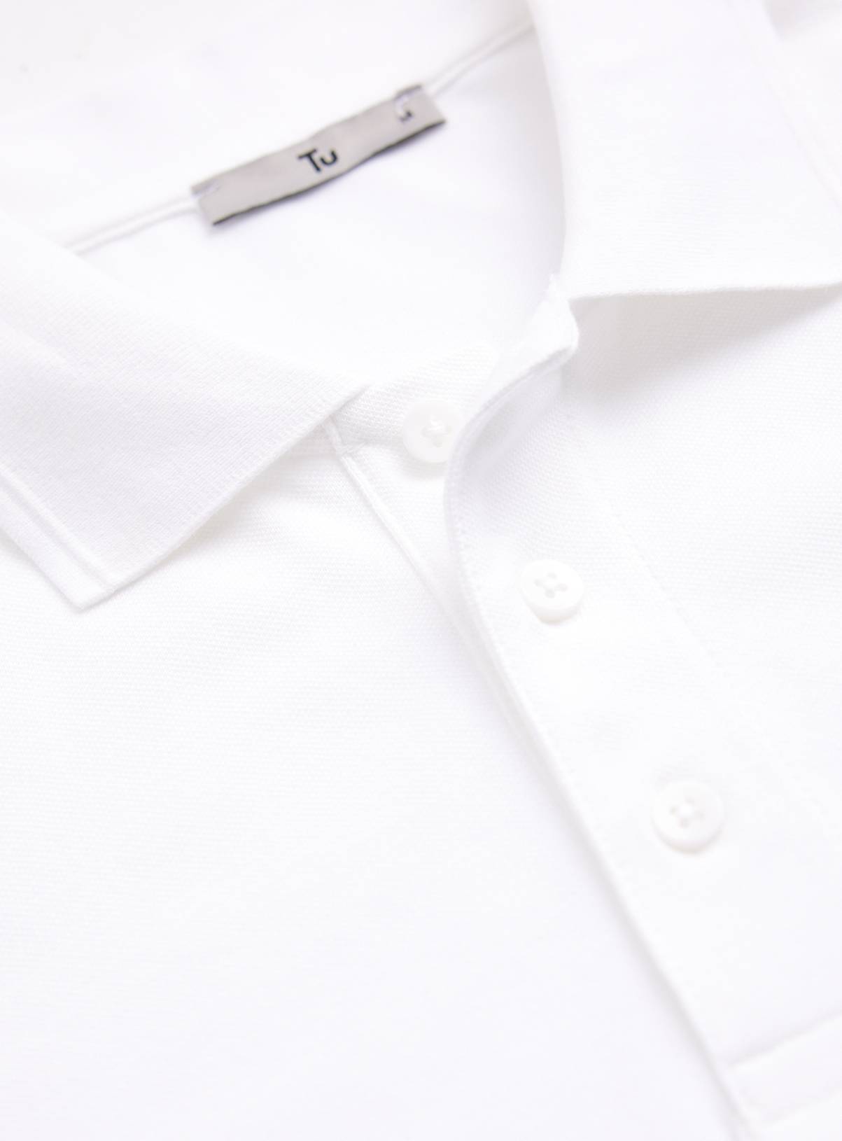 White 2 Pack Piqué Polo Shirts XXXL - Image 4