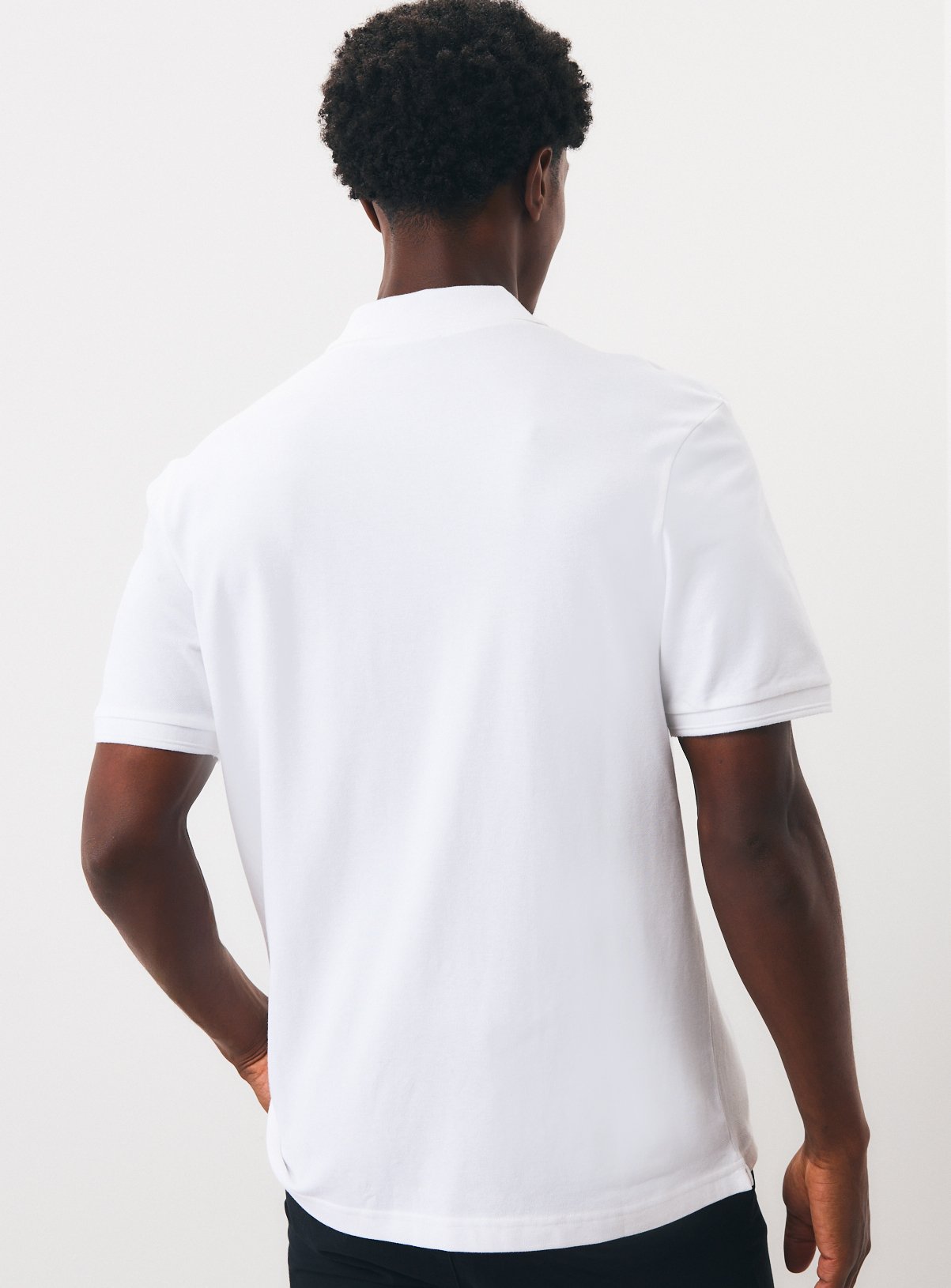 White 2 Pack Piqué Polo Shirts XXXL - Image 5 thumbnail