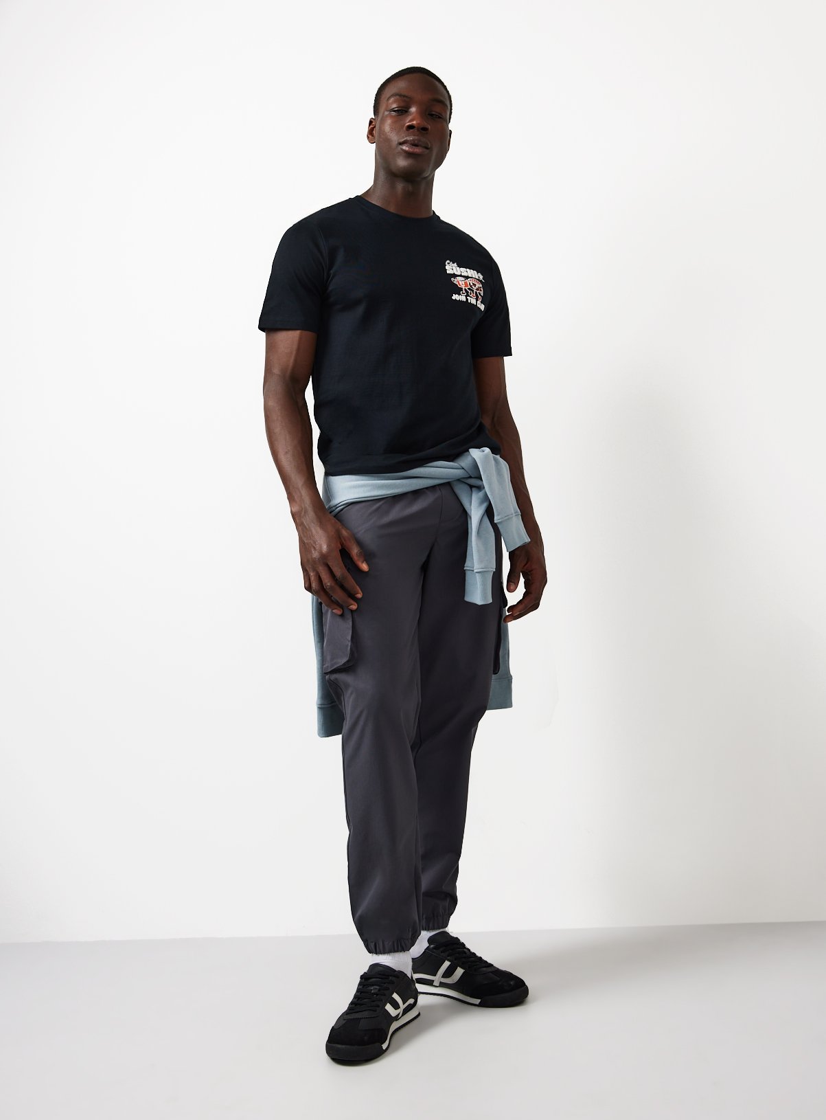 Charcoal Ripstop Cargo Trousers XXXL - Image 2 thumbnail