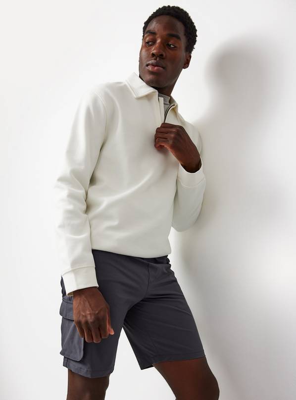 Charcoal Ripstop Cargo Shorts XXL