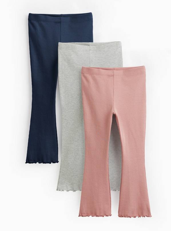 Ribbed Flares 3 Pack 3-4 years