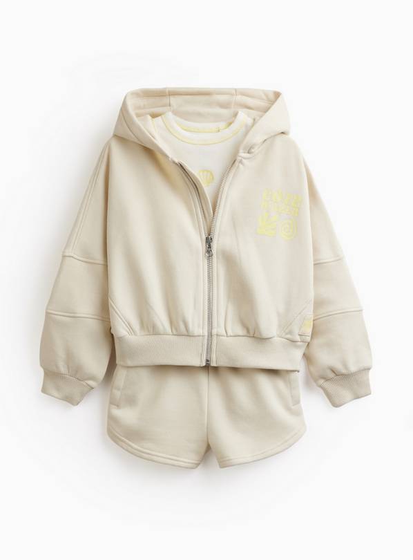 Cream 3 Piece Sweat Set 8 years